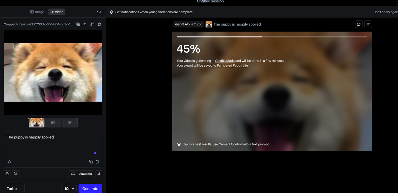 Generate Video